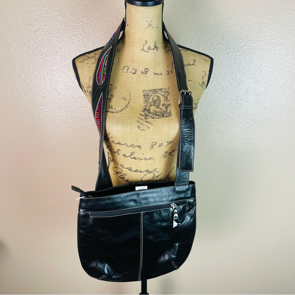 Patchwork Aztec Navajo Colombian Serape Crossbody… - image 7